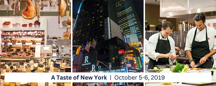A taste of New York - Oct 5-6, 2019