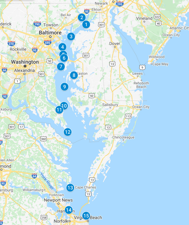 Chesapeake Beacons Lighthouses